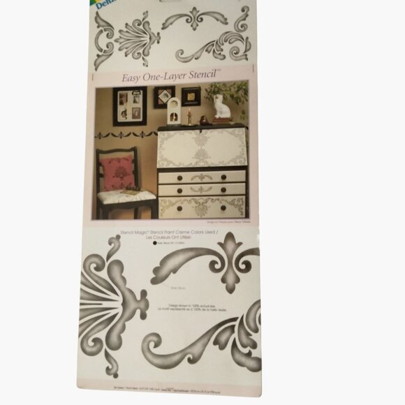 Delta Stencil Architectural Elements fleur de lis - Picture 1 of 9